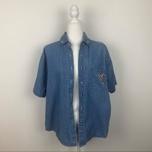 Vintage erika and company button down shirt.